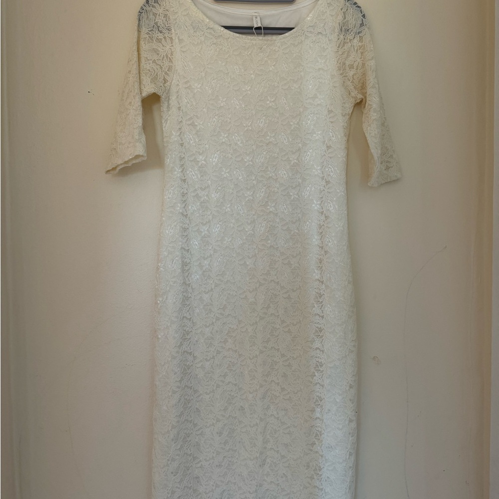 Pink Blush Maternity Dress